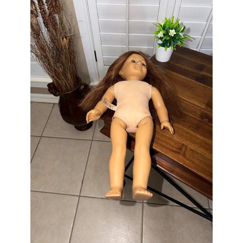 American Girl Doll Saige Auburn Hair Blue Eyes Freckles 18 Inch 2013 Body